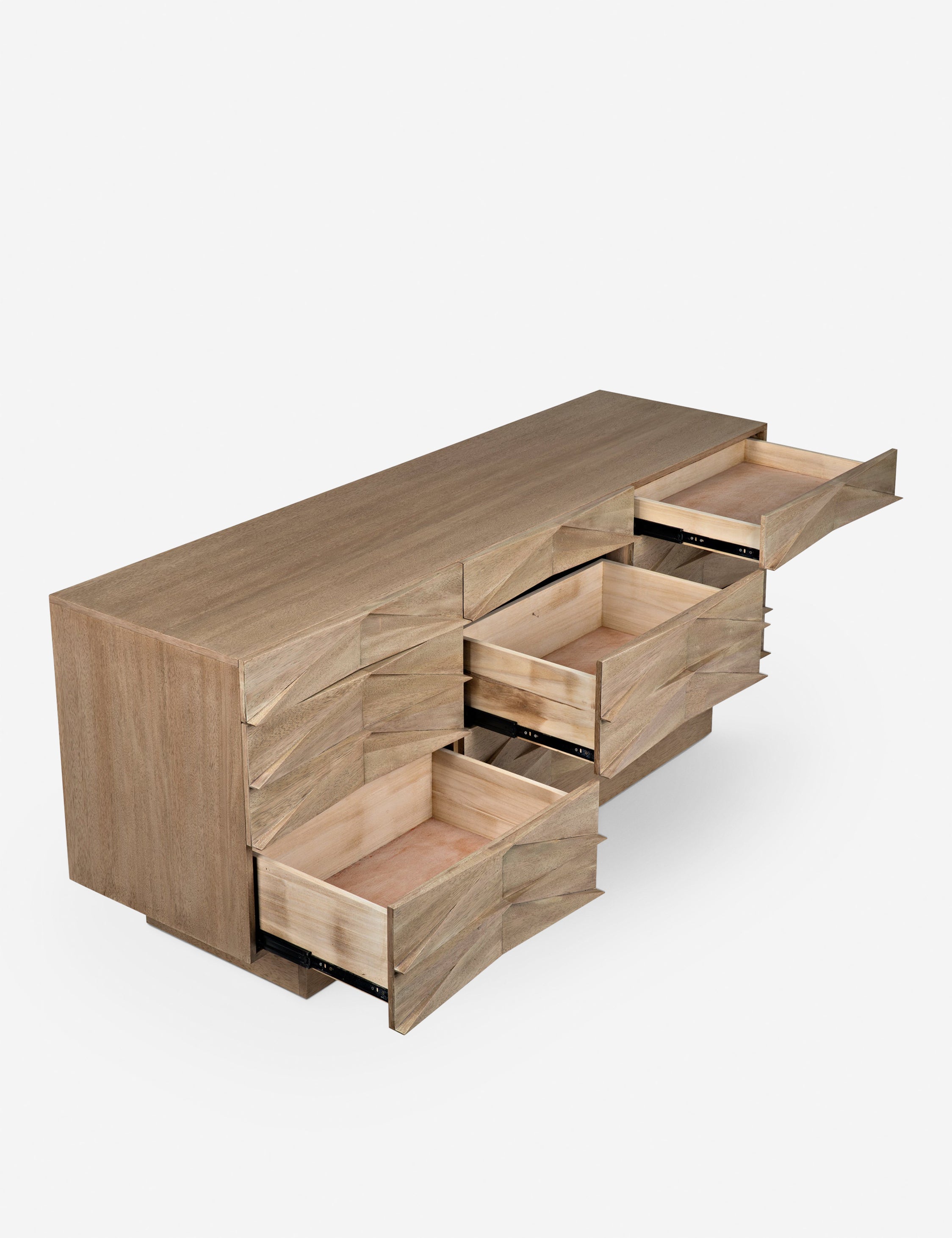 Callen Dresser - Modern 6-Drawer Chest for Bedroom & Living Room Storage | Solid Wood Construction | Stylish & Functional Furniture for Home Organization