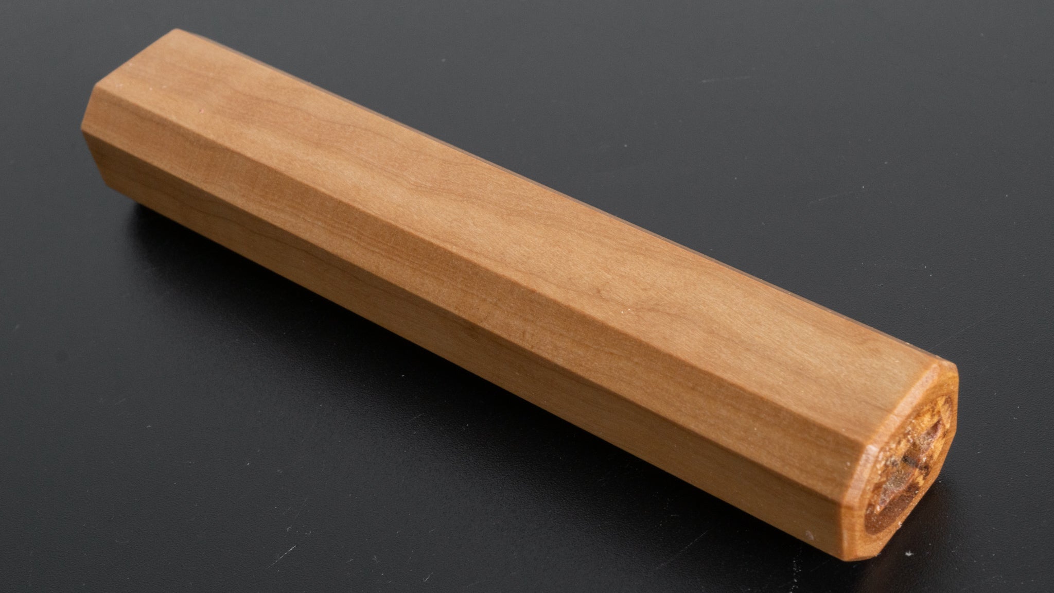 Hitohira WB Mono Olive Wood Handle 130mm (Thick) - Premium Japanese Chef Knife Handle for Professional Kitchen & Home Cooking