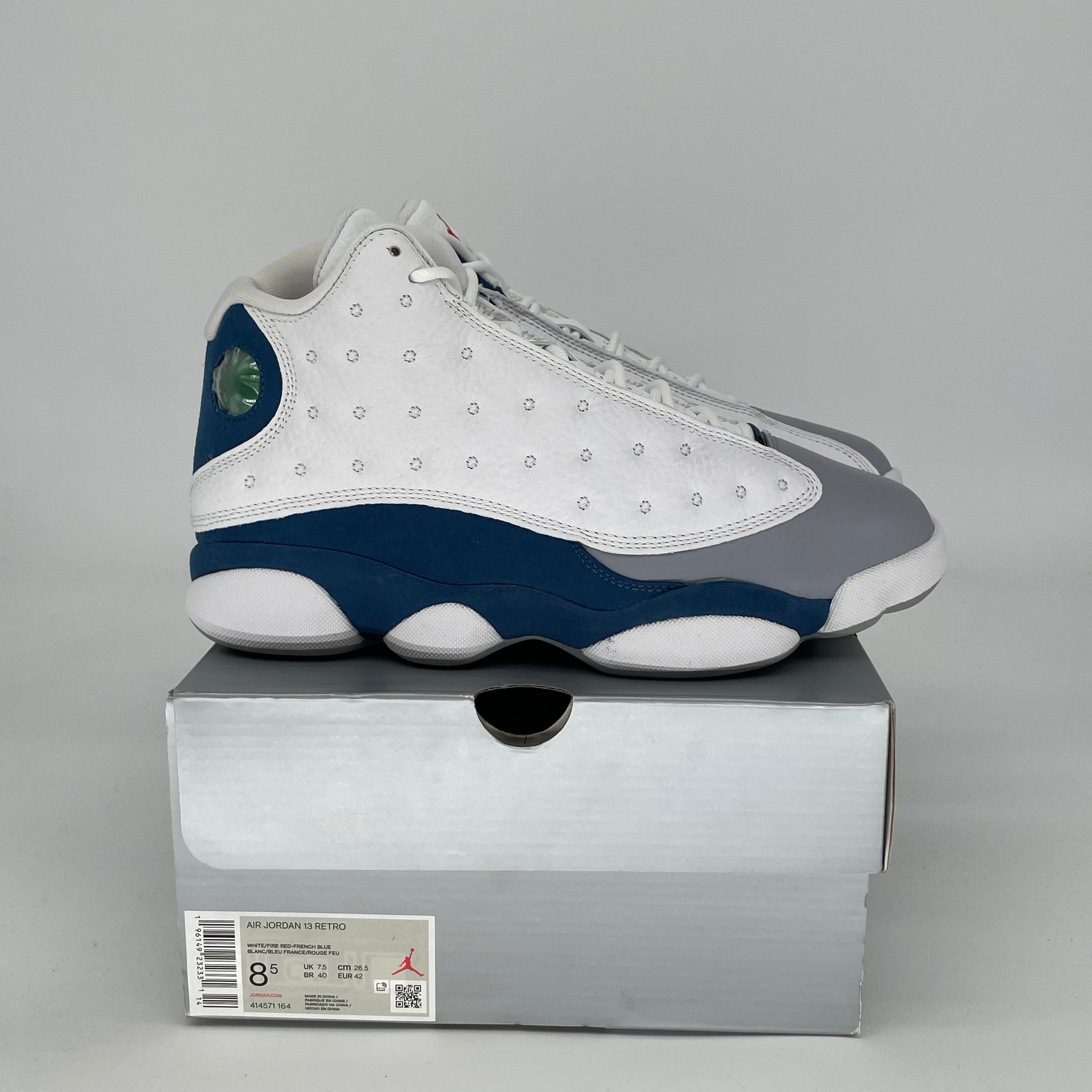 Air Jordan 13 Retro 'French Blue' Basketball Shoes - Men's Size 8.5/Women's Size 10 (Style Code: 414571-164) - Perfect for Streetwear & Court Performance