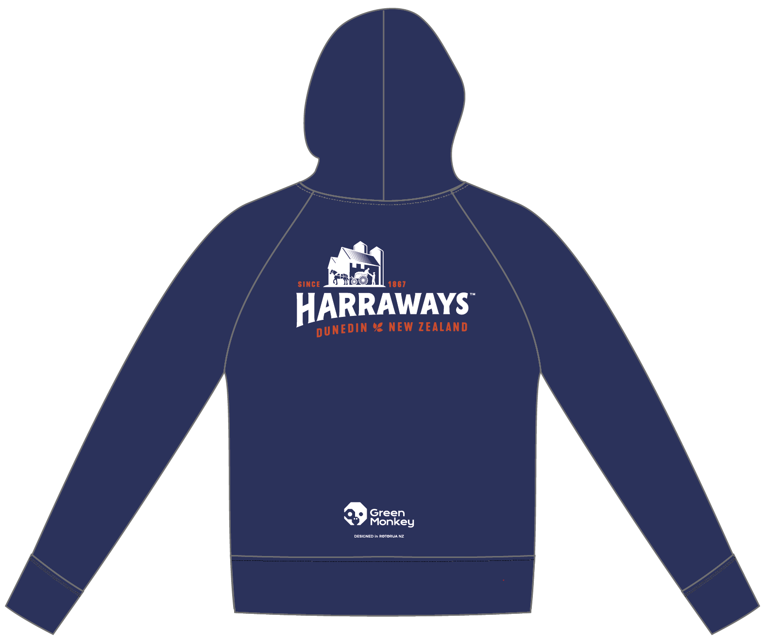 Harraways Hoodie for Men & Women - Soft Fleece Pullover with Kangaroo Pocket - Cozy Casual Wear for Fall & Winter - Perfect for Outdoor Activities, Lounging, and Travel