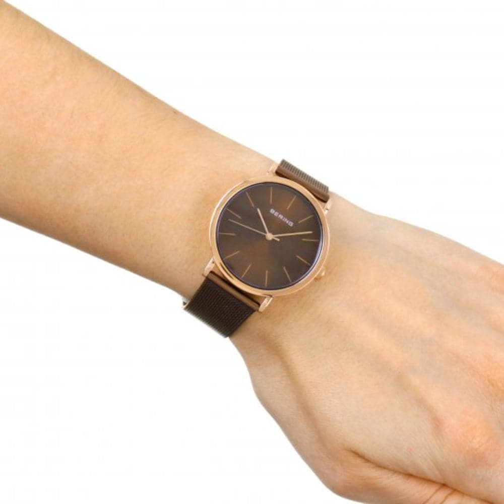 BERING 13436 265 Classic Women's Watch - Elegant Stainless Steel Analog Timepiece with Mineral Crystal, Water Resistant for Daily Wear, Perfect for Office, Business & Formal Occasions