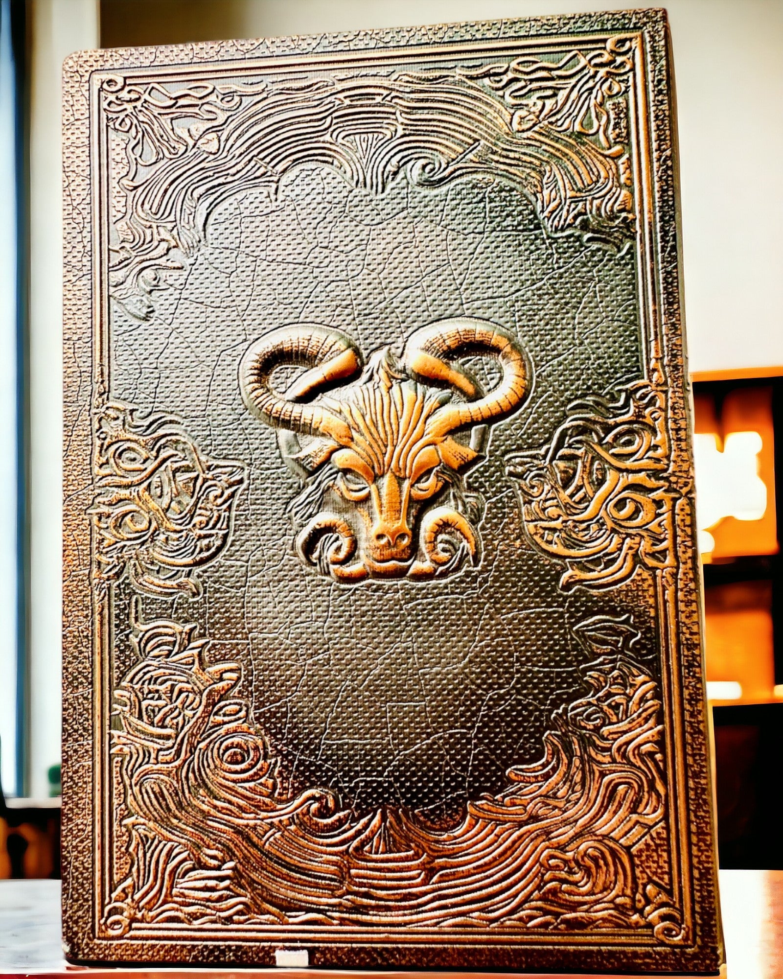 Magic Notebook & Divine Bull Notepad - Elegant Personalized Engraved Stationery for Journaling, Note Taking & Gift Giving