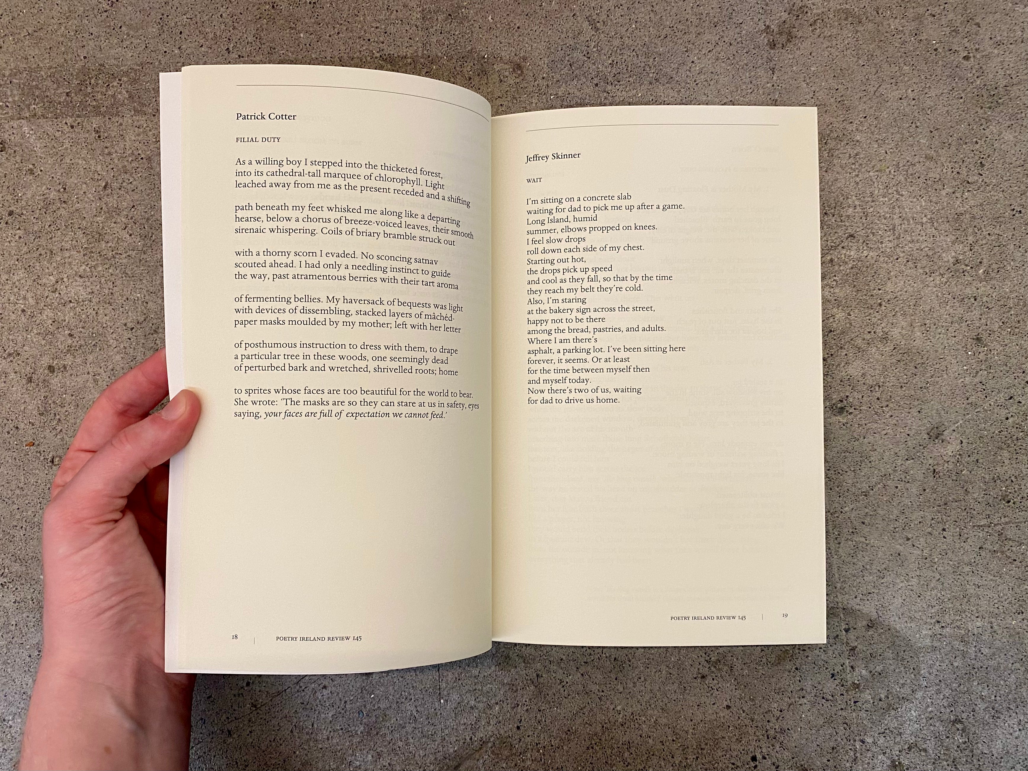 Poetry Ireland Review Issue 145 - Contemporary Irish Poetry Collection | Literary Magazine for Poetry Lovers & Writers | Perfect for Book Clubs, Gifts & Home Libraries