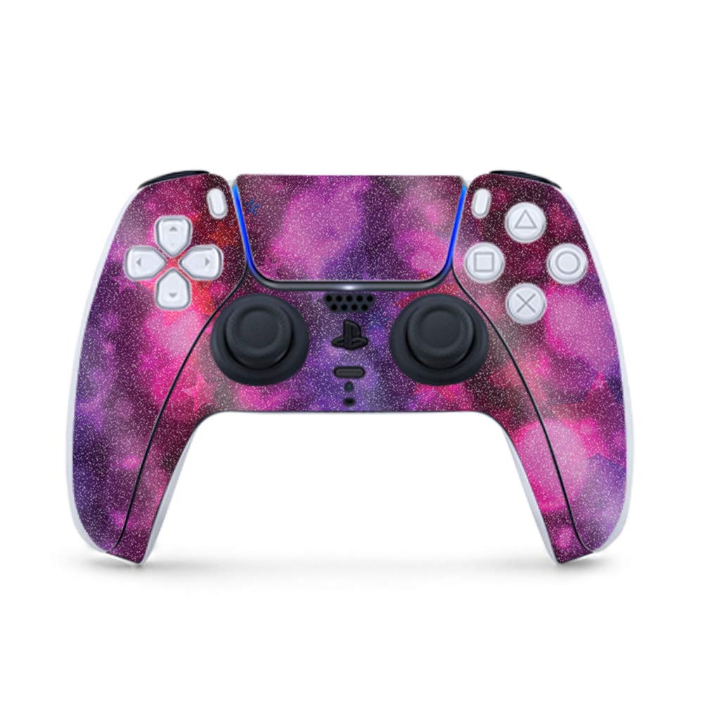 Premium Glossy Glitter Gaming Skin for PS5 Controller - Star Power Design | Durable High-Gloss Finish | Easy to Apply & Remove | Made in USA | Perfect for Gaming Enthusiasts & Customization Lovers