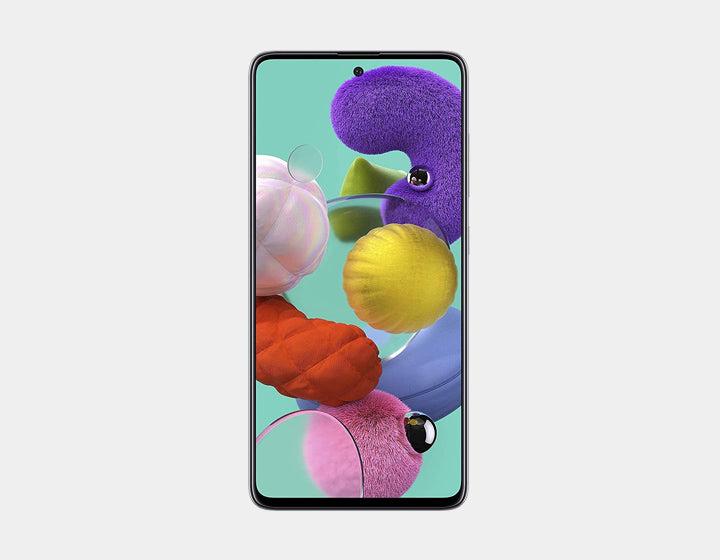 Samsung Galaxy A51 (SM-A515F/DS) 128GB 6GB RAM Dual SIM Smartphone - Prism Crush Silver | Unlocked Android Phone for Travel, Work & Entertainment