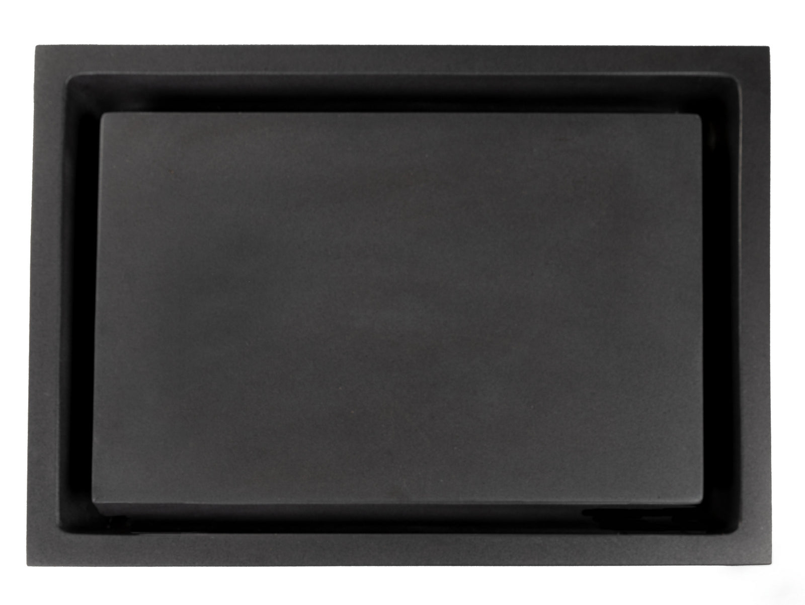 Rectangular Infinity Pool Sink - Honed Lava Stone Basin for Modern Bathroom & Outdoor Kitchen | Perfect for Luxury Homes, Resorts & Spa Designs