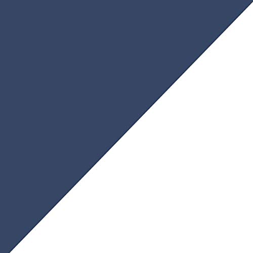 Navy and White