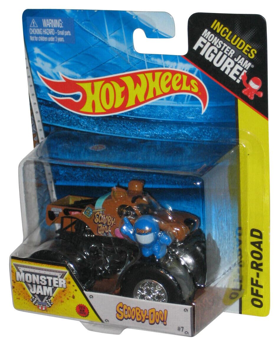 Hot Wheels Monster Jam Off Road #7 Scooby Doo 1:64 Die-Cast Toy Truck - Collectible Monster Truck for Kids & Adults - Perfect for Play, Display & Gifts