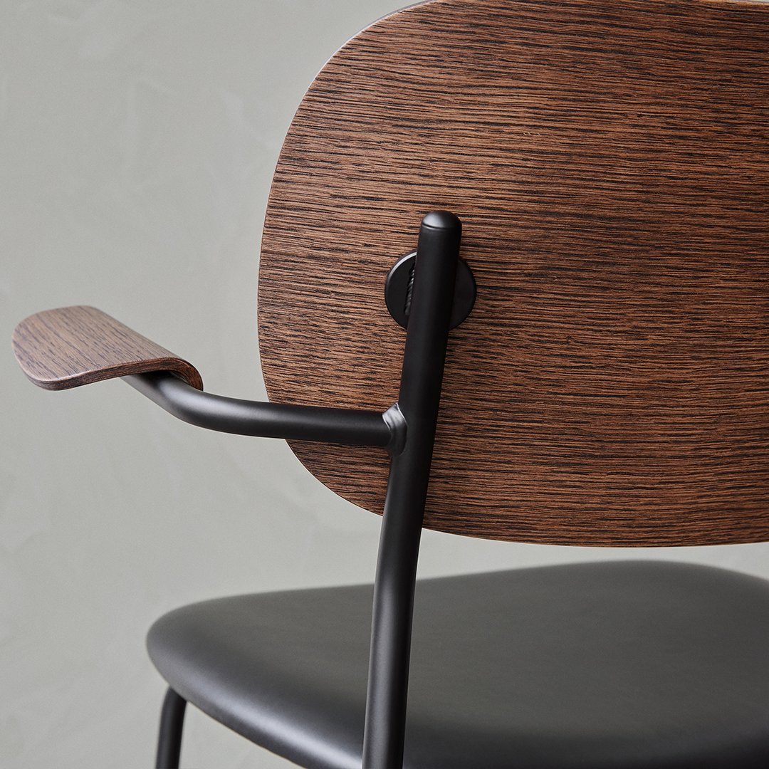 Modern Wooden Dining Chairs with Armrests & Upholstered Seats - Comfortable Kitchen, Dining Room, and Breakfast Nook Furniture for Home Decor