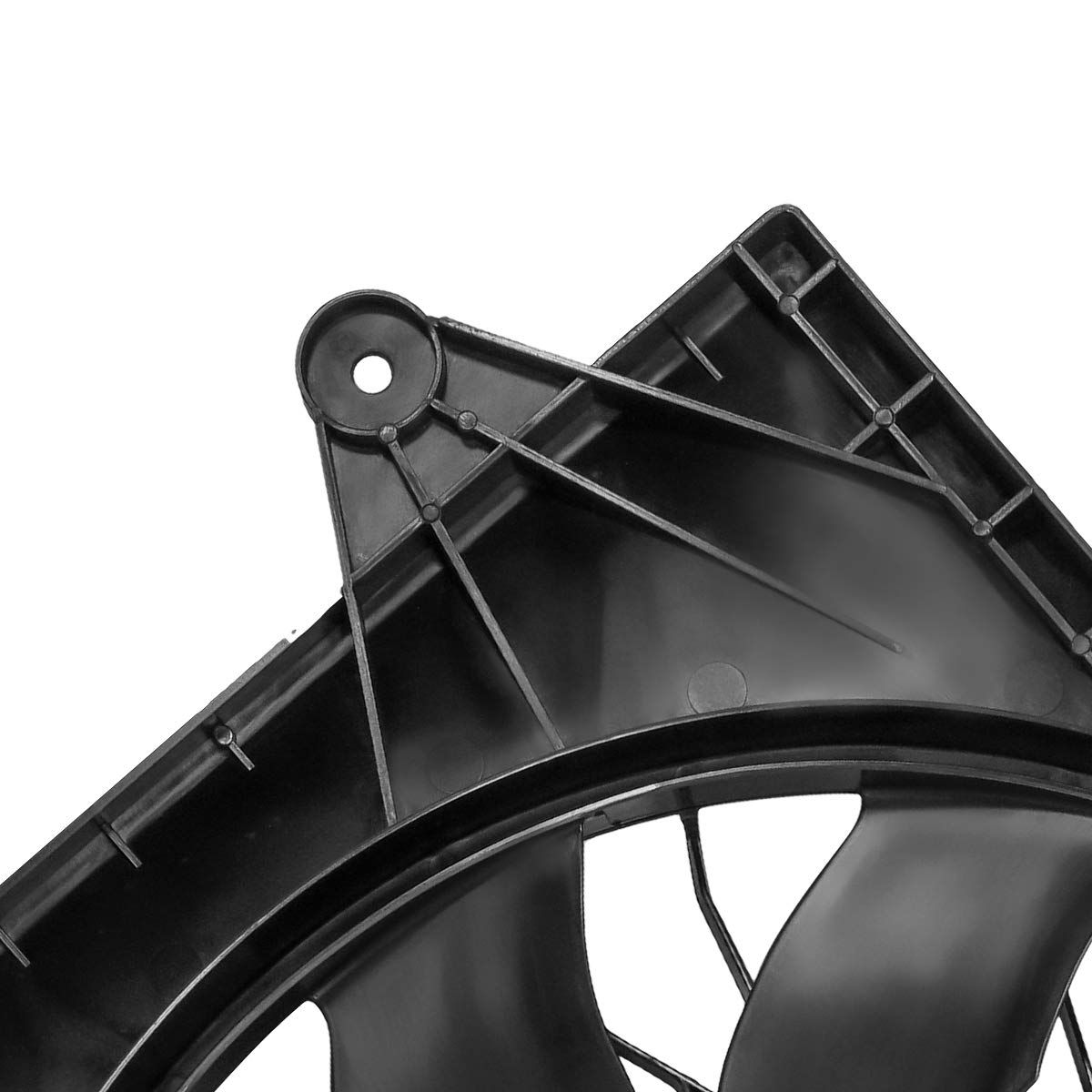 DNA MOTORING OEM-RF-0068 Black Radiator Cooling Fan Assembly - Direct Replacement for 2006-2013 Lexus IS250 - High Efficiency Cooling System Upgrade | Perfect for Engine Overheating Prevention & Summer Driving