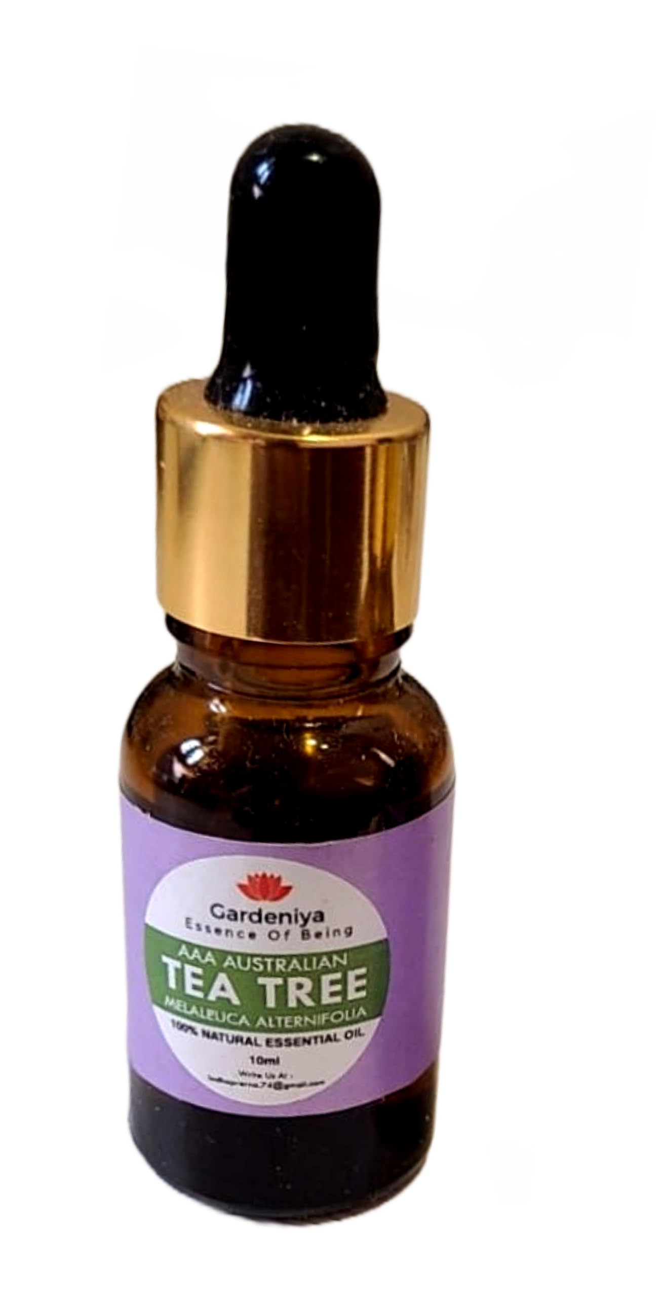 GARDENIYA 100% Pure Tea Tree Essential Oil - 10ml (0.34 fl oz) for Skin Care, Aromatherapy & Home Cleaning | Natural Antiseptic for Acne, Hair Growth & DIY Recipes