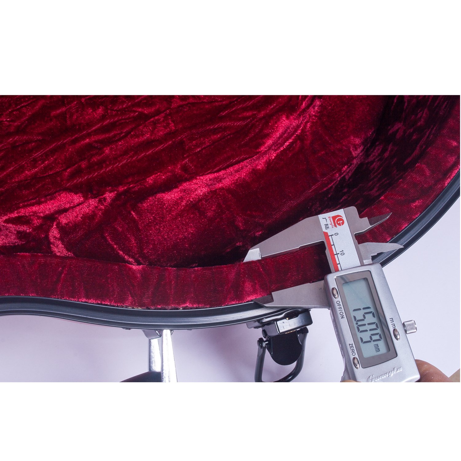 Crossrock CRF1000BJWT White Fiberglass Banjo Case - Fits 5-String Resonator Banjos, Backpack Style for Easy Transport | Perfect for Traveling Musicians & Outdoor Performances