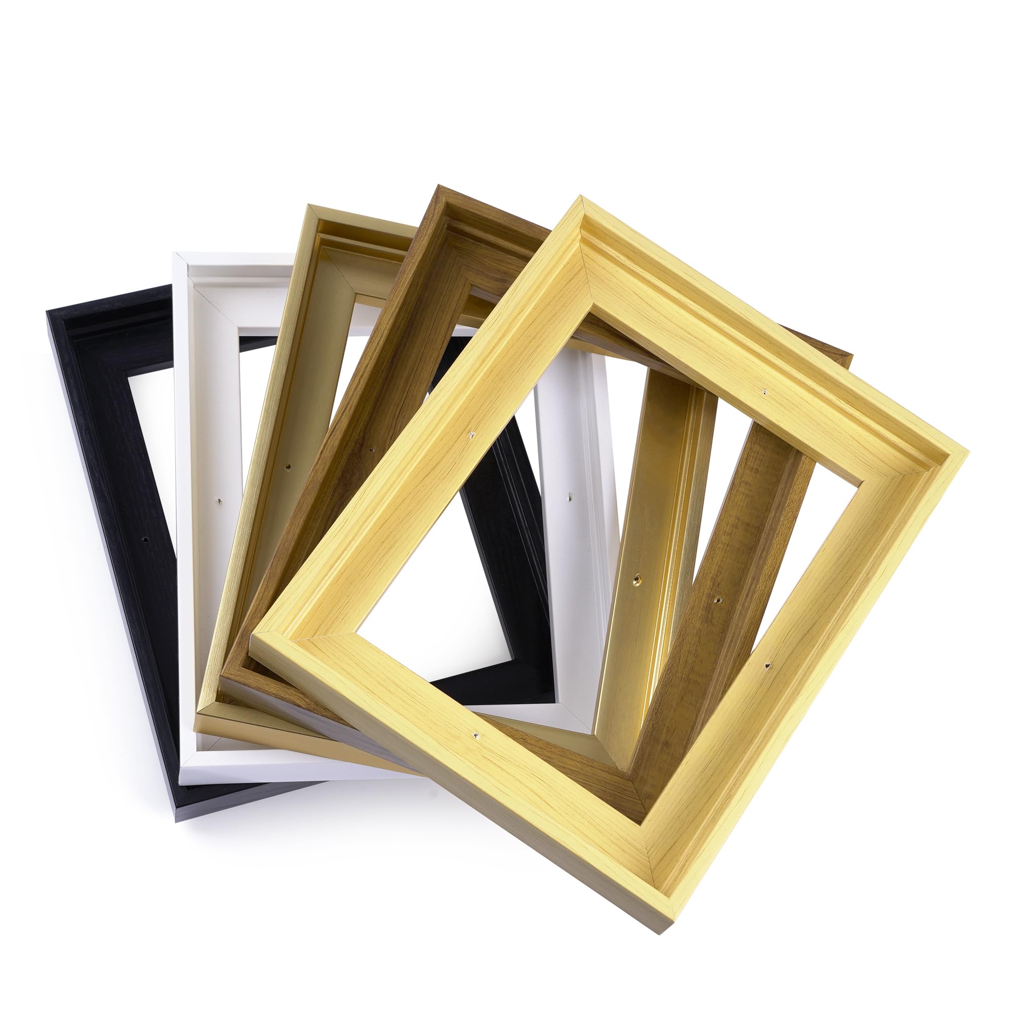 Premium Walnut Brown Canvas Floater Frame 12
