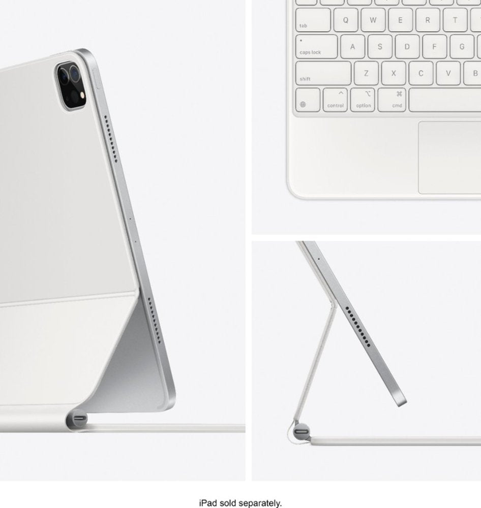 Apple Magic Keyboard for iPad Pro 12.9-inch (5th Gen) - MJQL3LL/A - Slim Wireless Keyboard with Trackpad - Compatible with iPad Pro 12.9 (2021 & Later) - Perfect for Work, Travel & Creative Projects