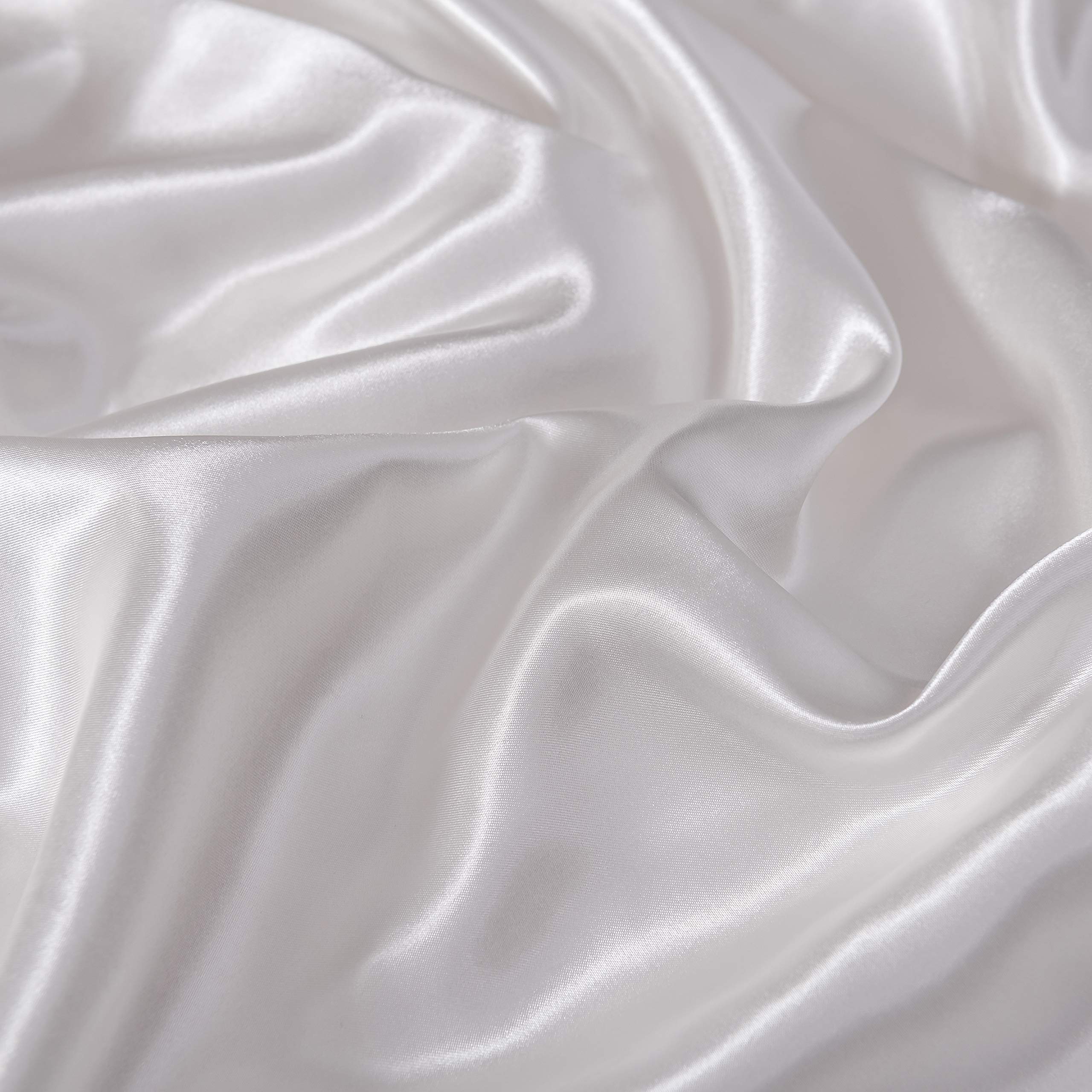 Premium Sleepymoon Silk-Like Duvet Cover Set - Twin, Full, Queen, King Size (Cream, King) - Includes Duvet Cover + Pillow Shams - Ultra Soft & Breathable for Year-Round Comfort - Perfect for Bedroom, Guest Room, Hotel, or Airbnb Styling