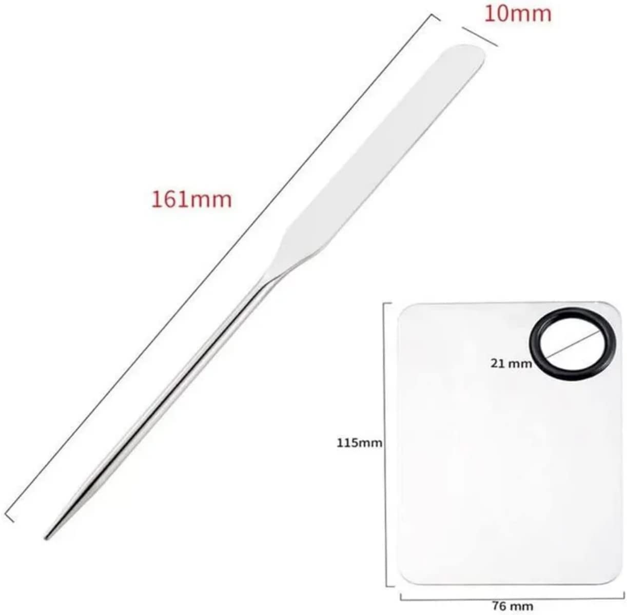 Premium Stainless Steel Makeup Spatula Set - Korean Beauty Spatula & Sponge Kit for Liquid Foundation, Creams & Cosmetics | Perfect for Professional Makeup Artists & Home Beauty Routines