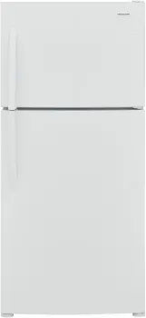 Frigidaire FFHT2022AW 20.0 Cu. Ft. Top Freezer Refrigerator - Energy Efficient White Kitchen Appliance for Home, Apartment & Office Use