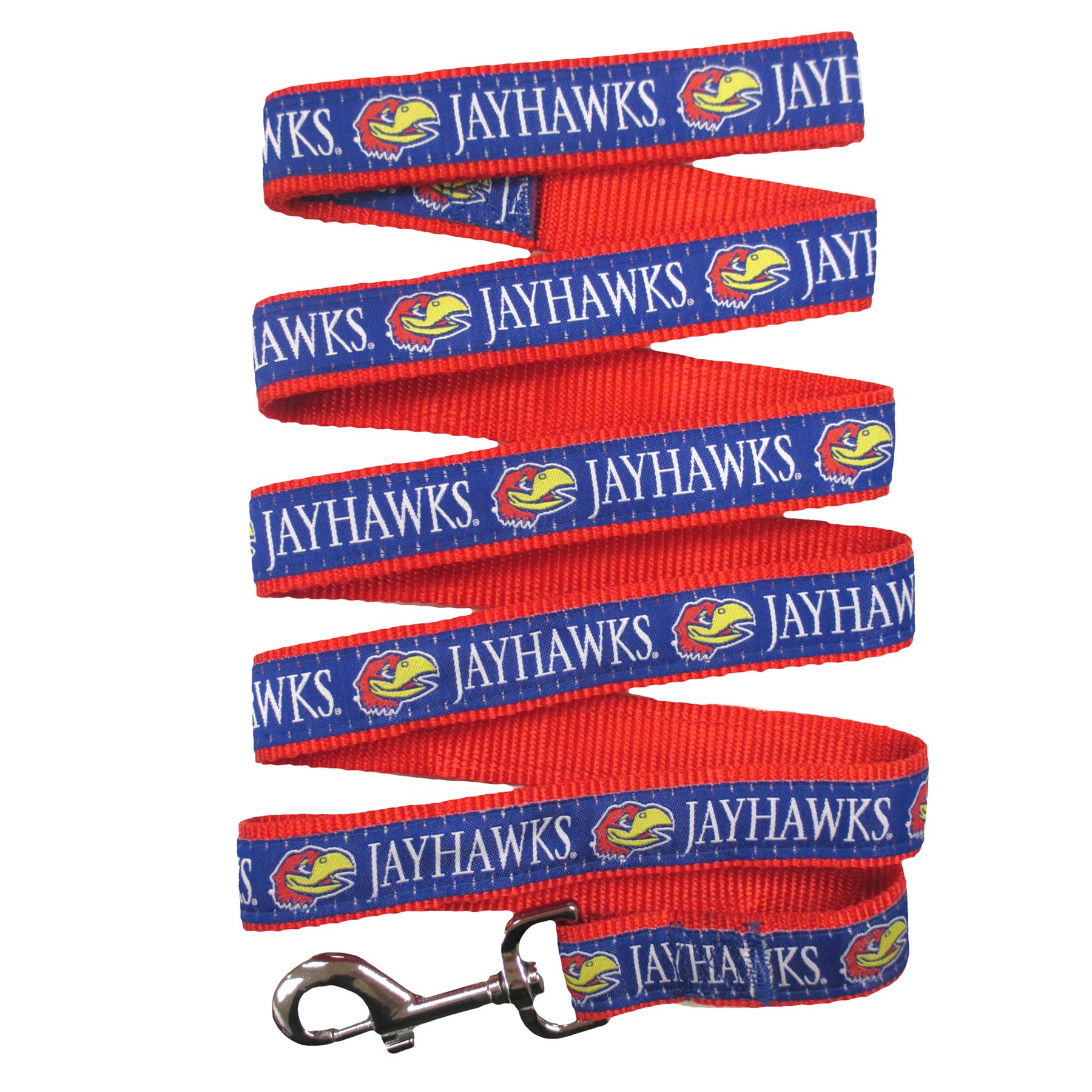 Official NCAA Licensed Kansas Jayhawks Pet Leash - Colorful Reflective Dog Leash & Cat Leash for Small Pets - Perfect for Walking, Training & Outdoor Adventures