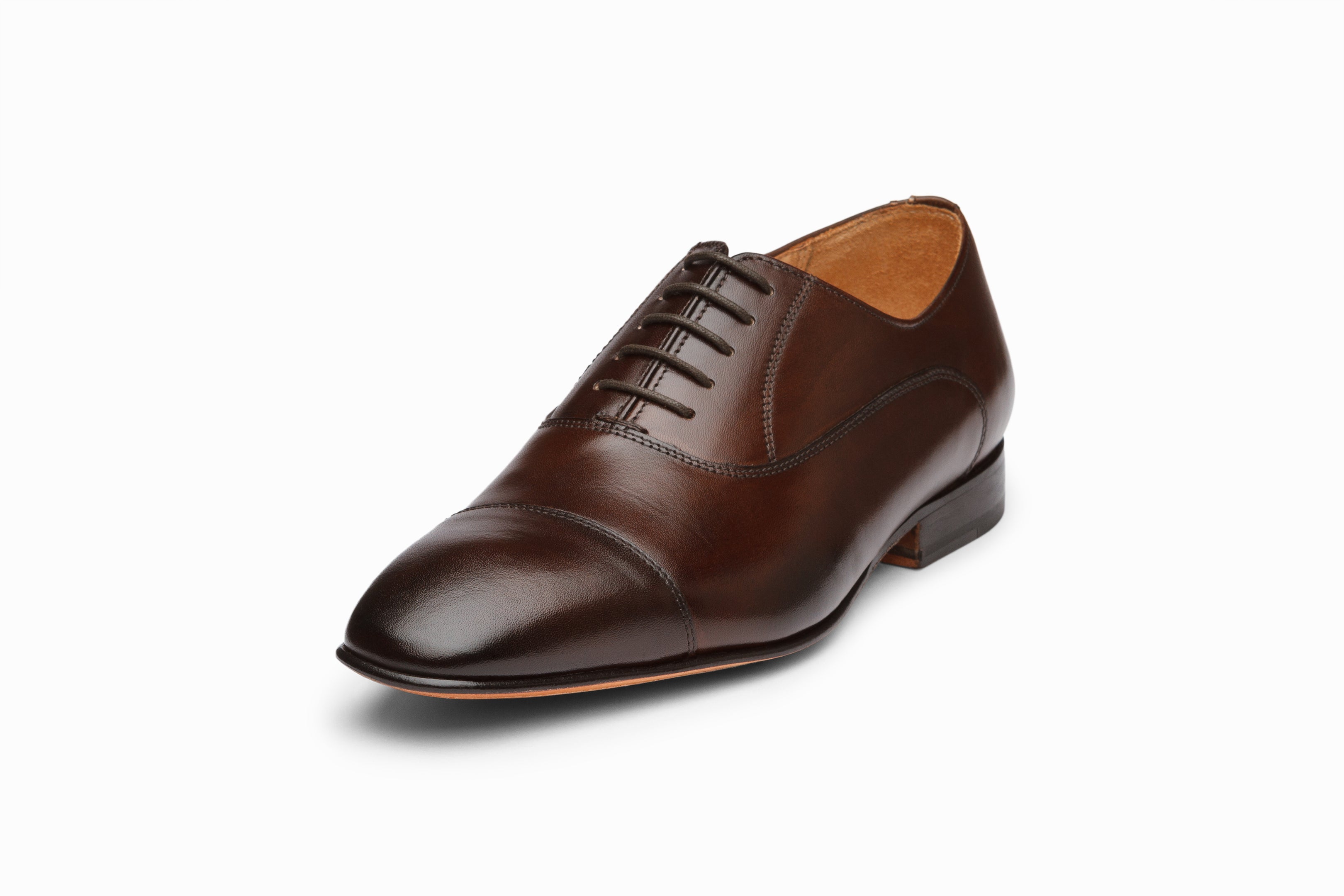 Dark Brown Captoe Oxford Dress Shoes for Men – Classic Formal & Business Attire | Perfect for Office, Weddings & Special Occasions