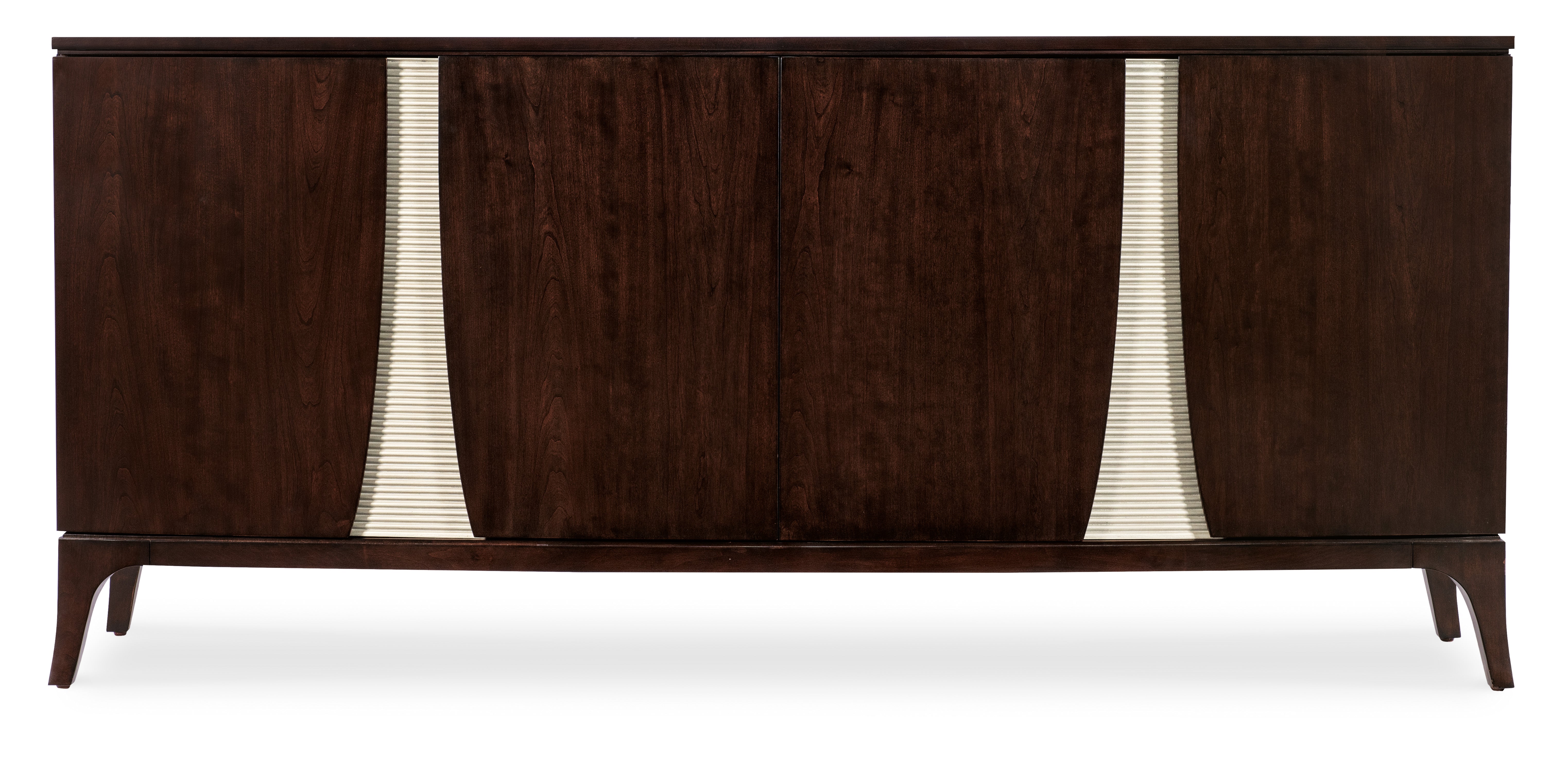 Bella Donna Entertainment Credenza - Stylish TV Stand with Storage for Living Room, Home Theater & Gaming Setup - Modern Media Console for TV, DVD Player & Streaming Devices