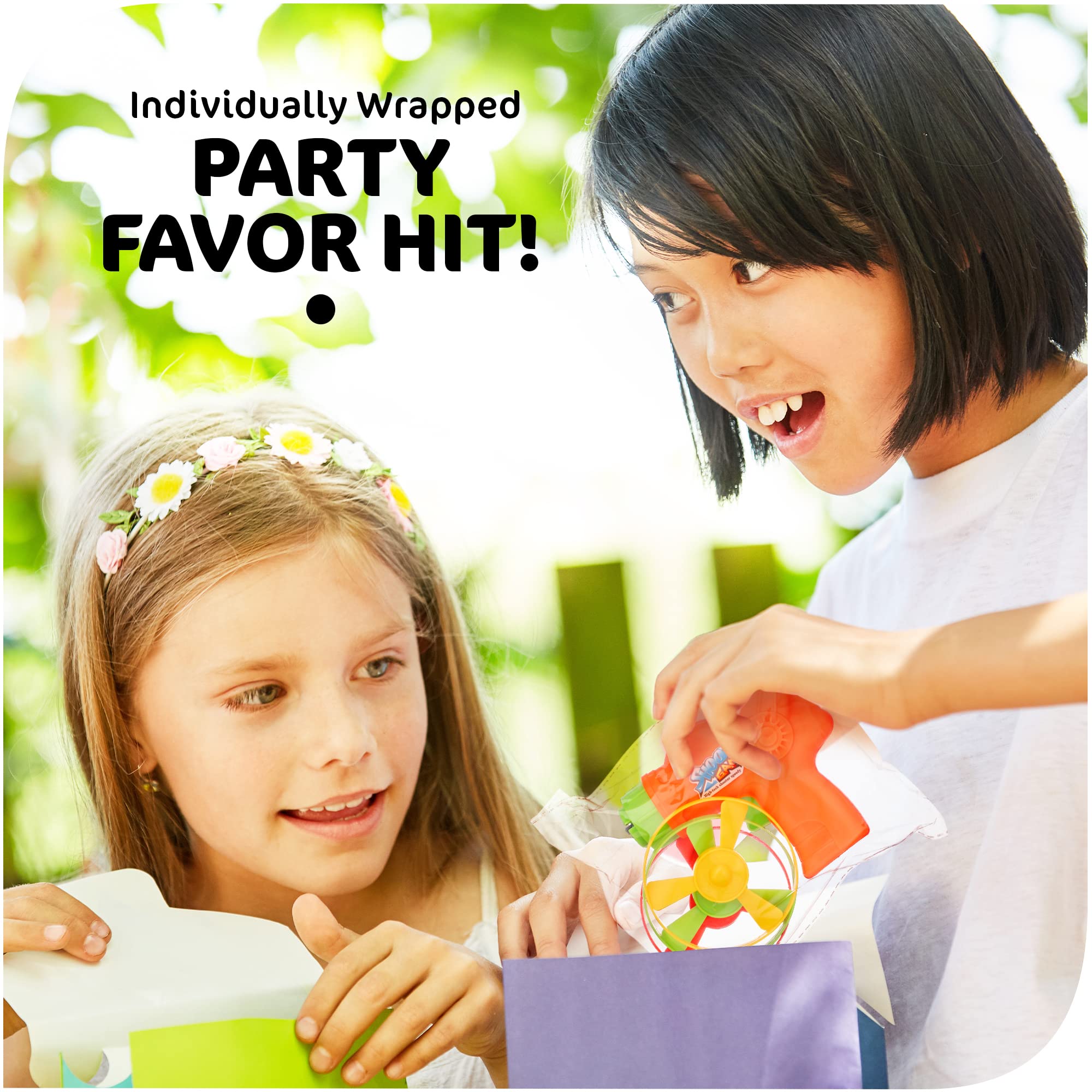 12 Pack Flying Disc Shooters for Kids & Cats - Interactive Spinning Toy, Flying Saucer Launcher for Indoor & Outdoor Play - Fun Frisbee Party Favors & Cat Fetch Toys - Perfect for Backyard Games, Birthday Parties & Pet Playtime
