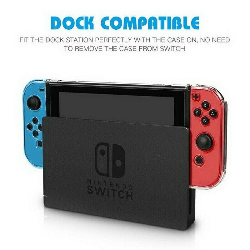 TB® Detachable Protective Grip Case for Nintendo Switch Console & Controllers - SpiderWeb Design - Durable Cover for Gaming, Travel & On-the-Go Use