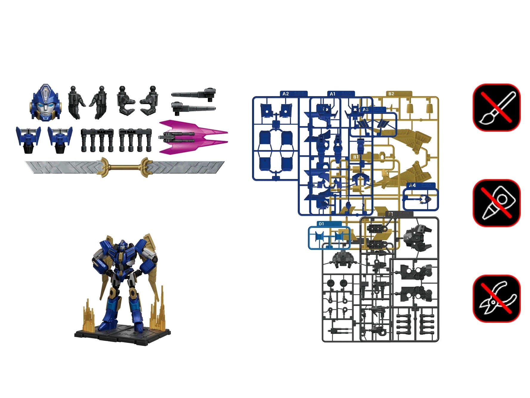 Transformers Classic Sentinel Prime Model Kit #14 - Collectible Action Figure for Fans & Display | Perfect for Gifts, Collections, and Movie-Themed Decor