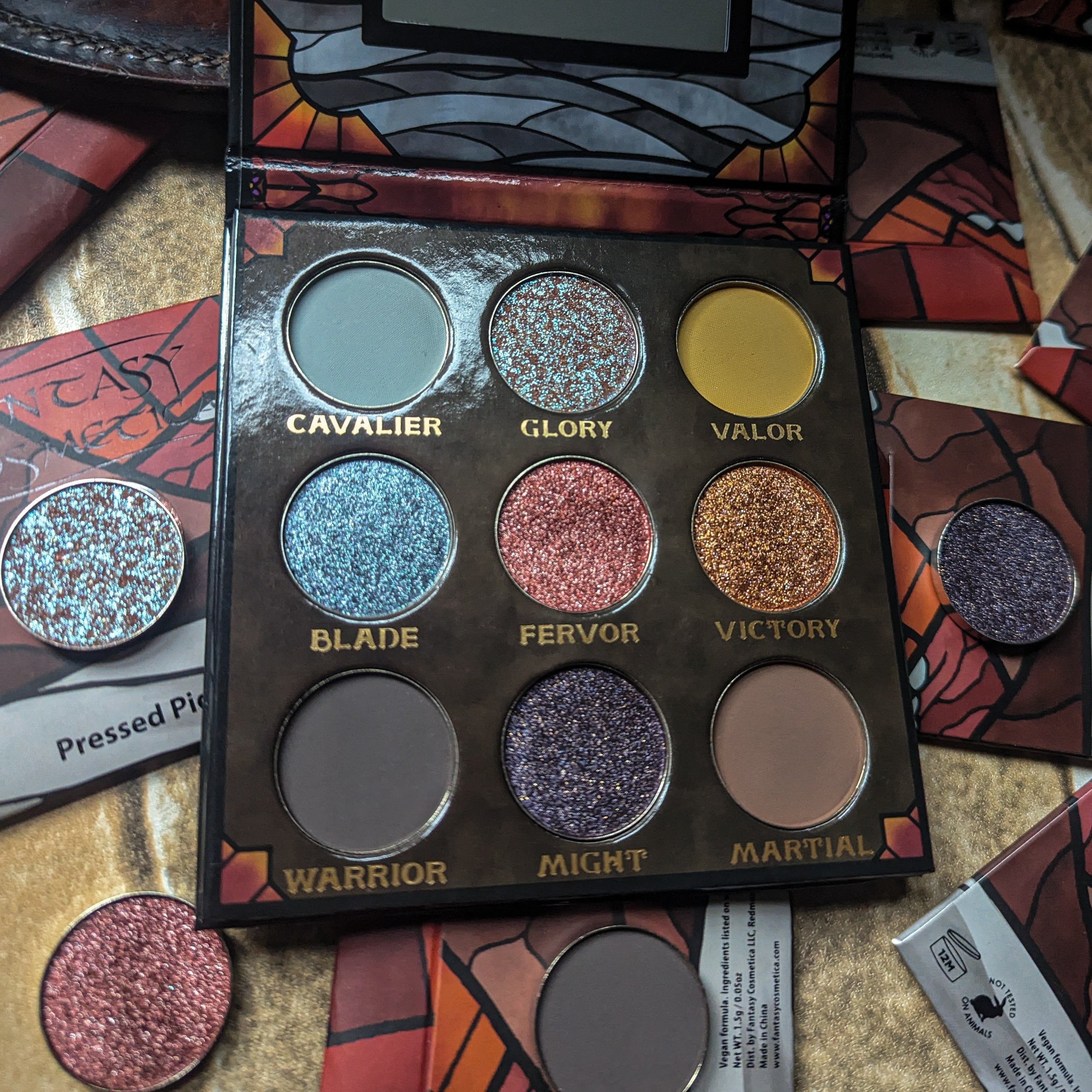 Fighter Eyeshadow Palette - 12 Highly Pigmented Matte & Shimmer Shades for Stunning Eye Looks | Perfect for Day to Night Makeup, Parties & Special Occasions