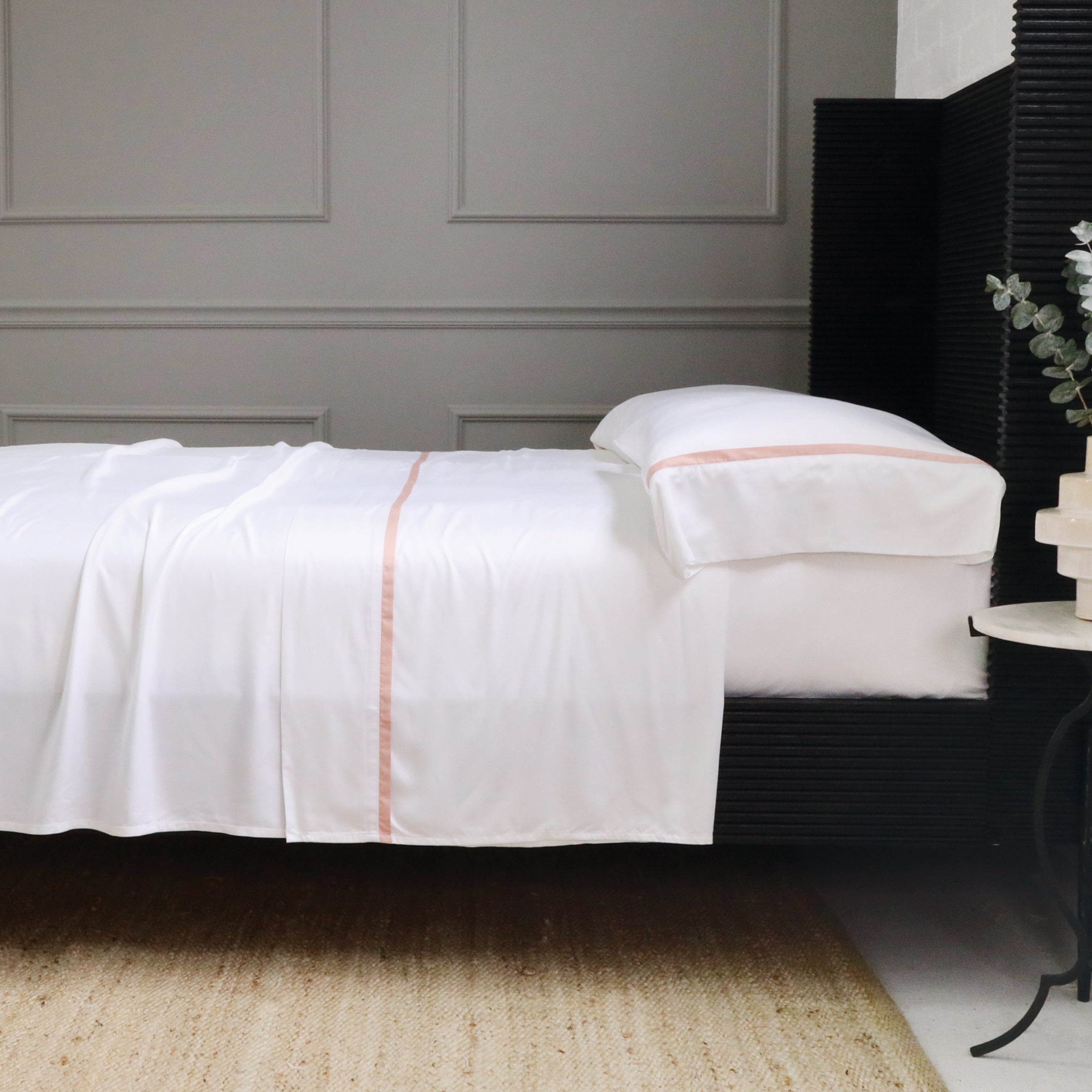 Premium Langston Bamboo Sateen Sheet Set - Soft 100% Bamboo Bed Sheets, Breathable & Hypoallergenic - Perfect for Luxury Bedding, Hot Sleepers & Eco-Friendly Homes