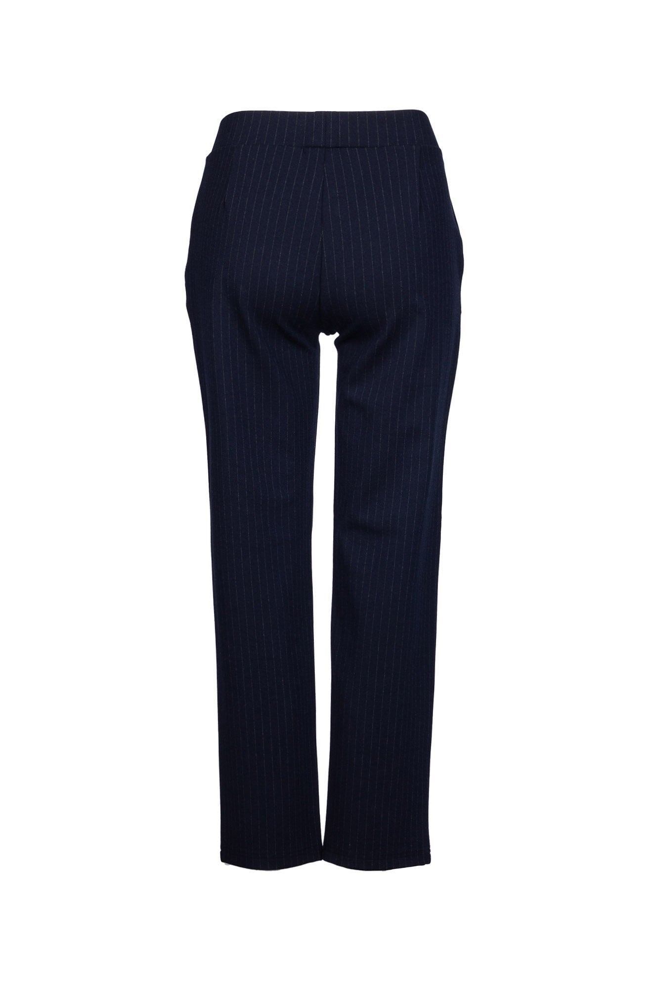 Jacquard Ponti Xtra Short Pants for Men - Navy Pinstripe Design | Comfortable Summer Casual Shorts | Perfect for Beach, Vacation & Outdoor Activities | Style 7814B1