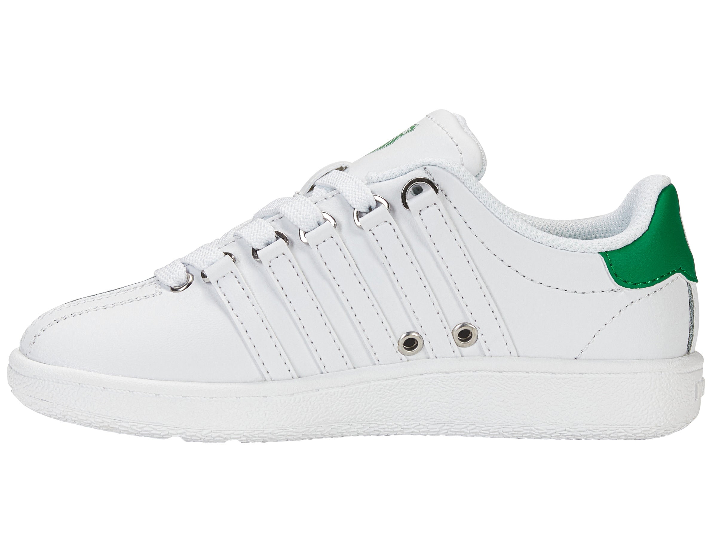 Classic VN White/Green Sneakers - Comfortable Casual Shoes for Men & Women | Perfect for Running, Walking, and Everyday Wear
