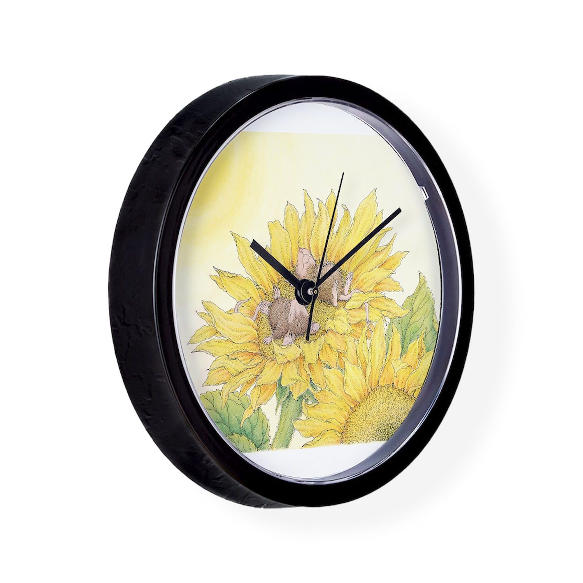 Ray of Sunshine 10 Inch Wall Clock - Decorative Wall Clock for Living Room, Kitchen, Office - Perfect for Home Decor & Gifts