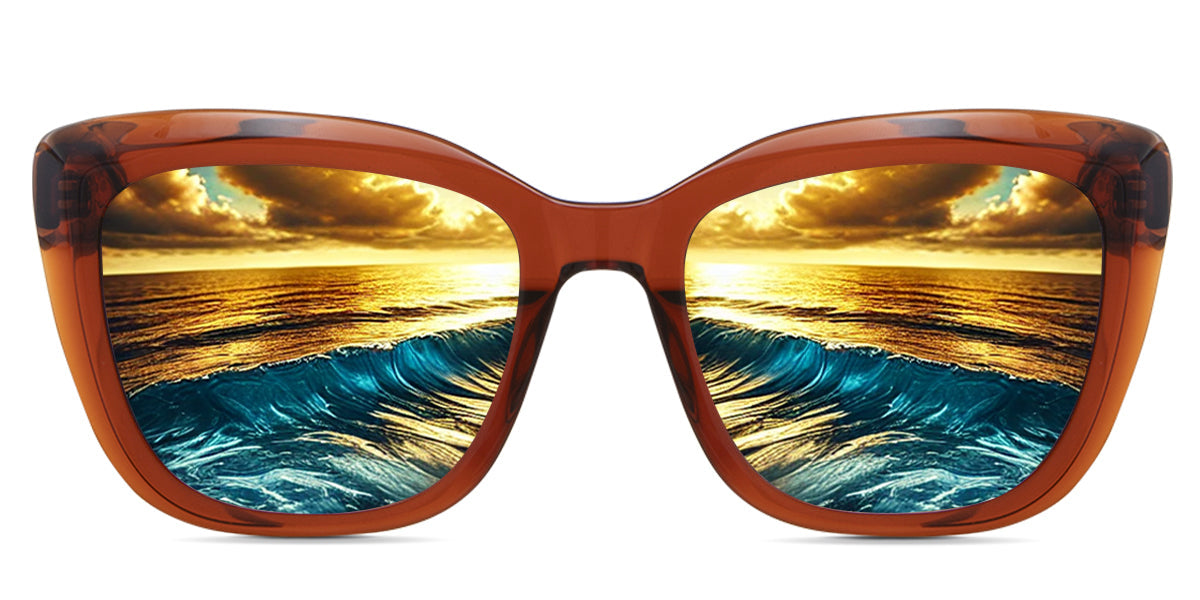 LESA Women's Prescription Sunglasses - UV Protection, Stylish & Comfortable for Driving, Outdoor Activities & Fashion