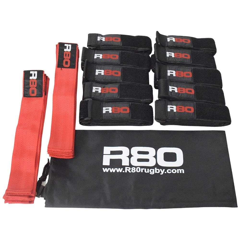 R80 Junior Rippa Rugby Set for 15 Players - Kids Rugby Training Equipment for Schools & Youth Teams | Perfect for Practice, Games & Team Sports Activities