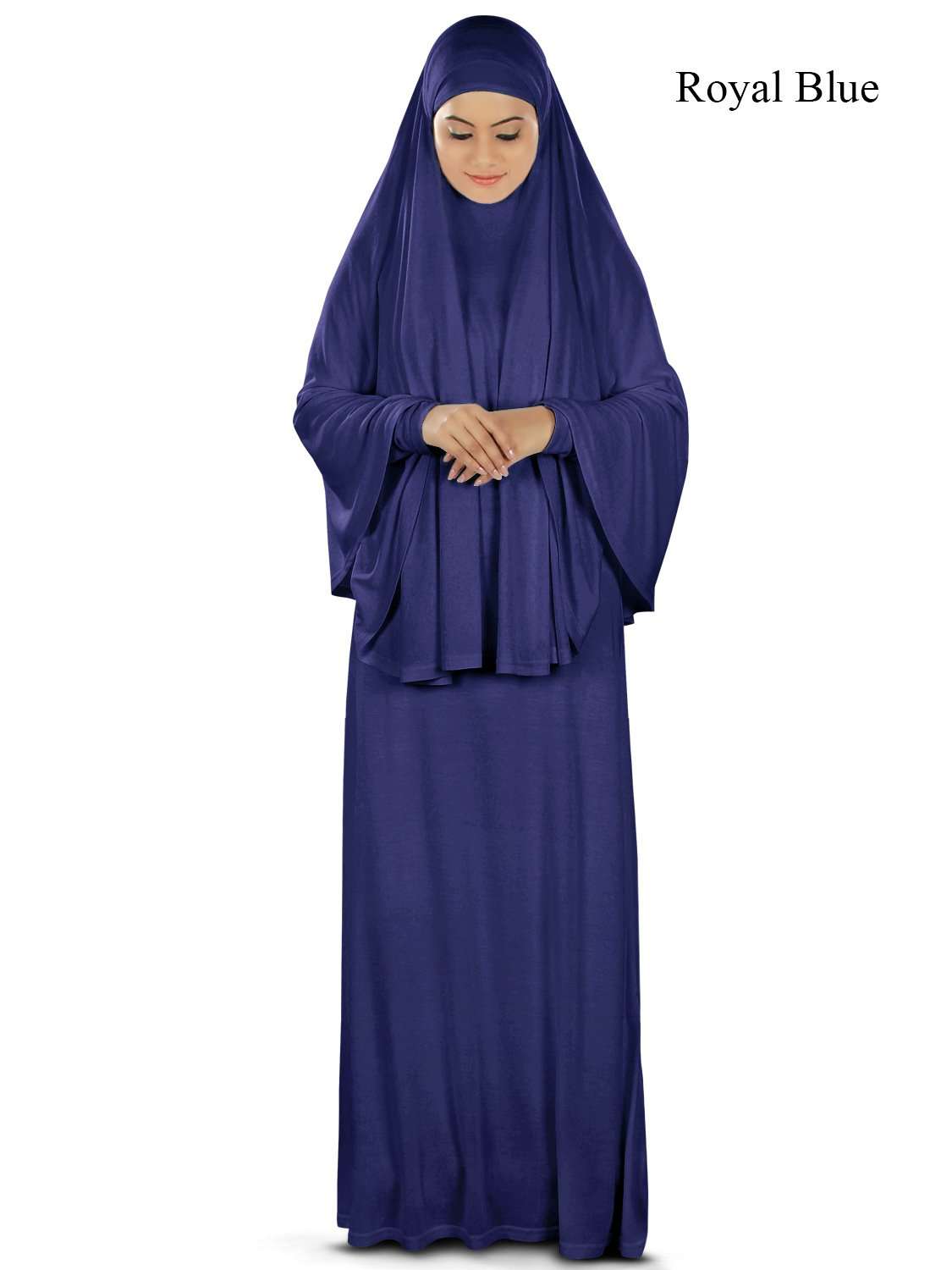 Dua Prayer Set - Soft Viscose Jersey Khimar & Full Sleeve Dress for Women | Islamic Modest Wear | Perfect for Salah, Mosque & Daily Worship