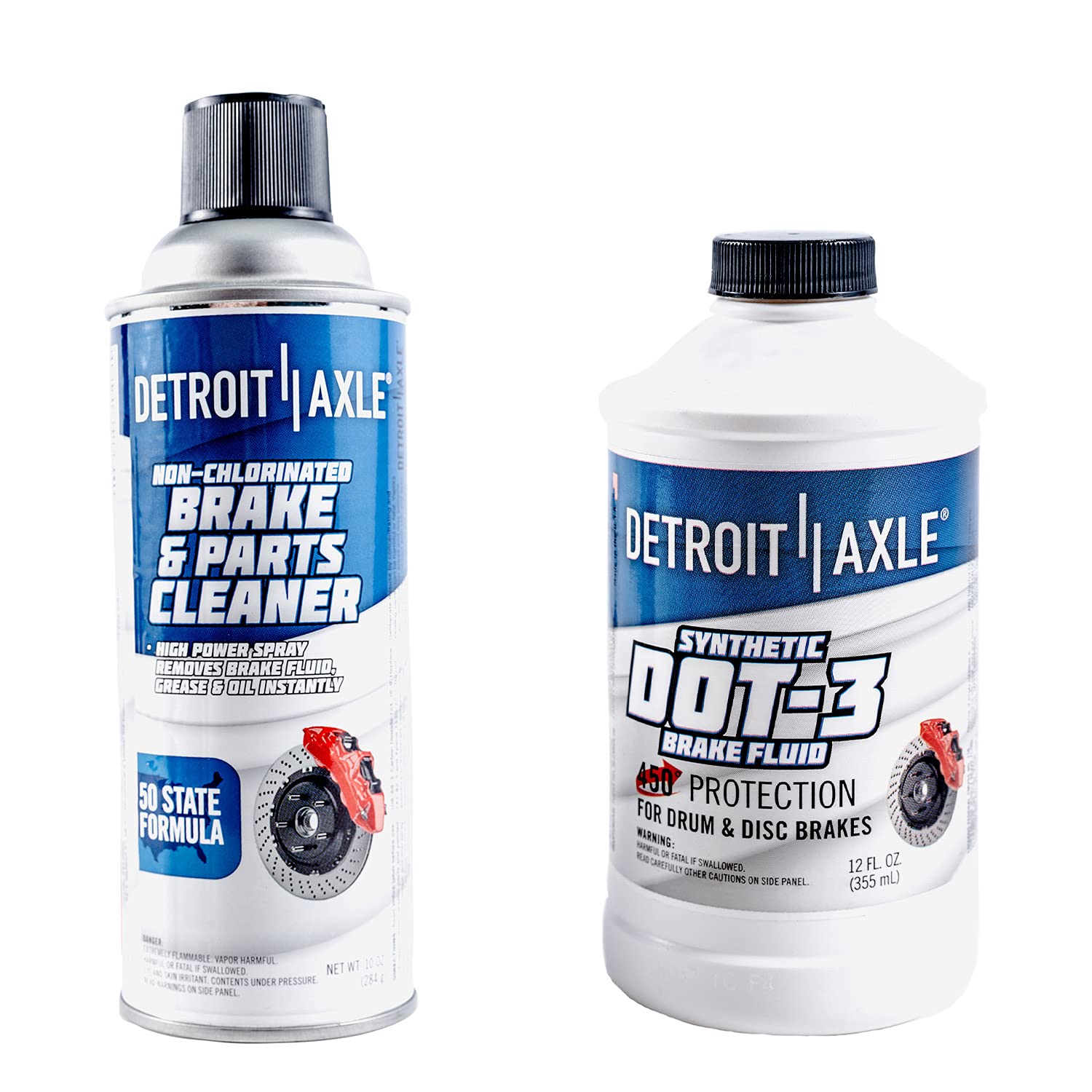 Detroit Axle Front Brake Kit - Compatible with 2009-2013 Subaru Forester & 2008-2011/2013 Impreza - Includes Disc Brake Rotors, Ceramic Brake Pads, Wheel Bearings & Hubs - Durable Replacement for Smooth Braking Performance - Perfect for City Driving, Highway Commuting & Off-Road Adventures