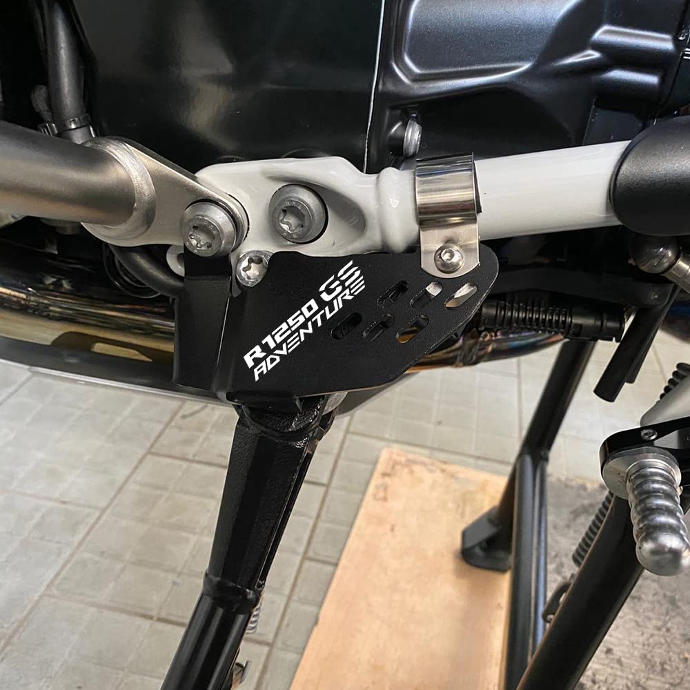 BMW R1250GS Adventure 2018-2023 Engine Guard & Side Stand Cover - Black Motorcycle Protection for Off-Road & Adventure Riding - Compatible with R1250GSA R 1250 GS ADV Models - Perfect for Trail Riding, Long-Distance Tours & Rough Terrain Protection
