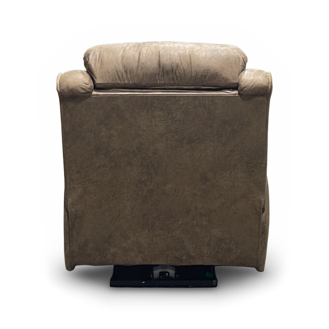 Remix Wall-Saving Power Recliner Chair - Space Saving Electric Lift Recliner for Living Room, Bedroom & Home Theater - Comfortable Leather Massage Chair with USB Charger