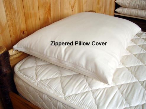 Holy Lamb Organics Zippered Pillow Protector - 100% Organic Cotton Waterproof Mattress Cover | Hypoallergenic Bedding for Allergy Relief & Dust Mite Protection | Perfect for Kids, Adults & Sensitive Skin