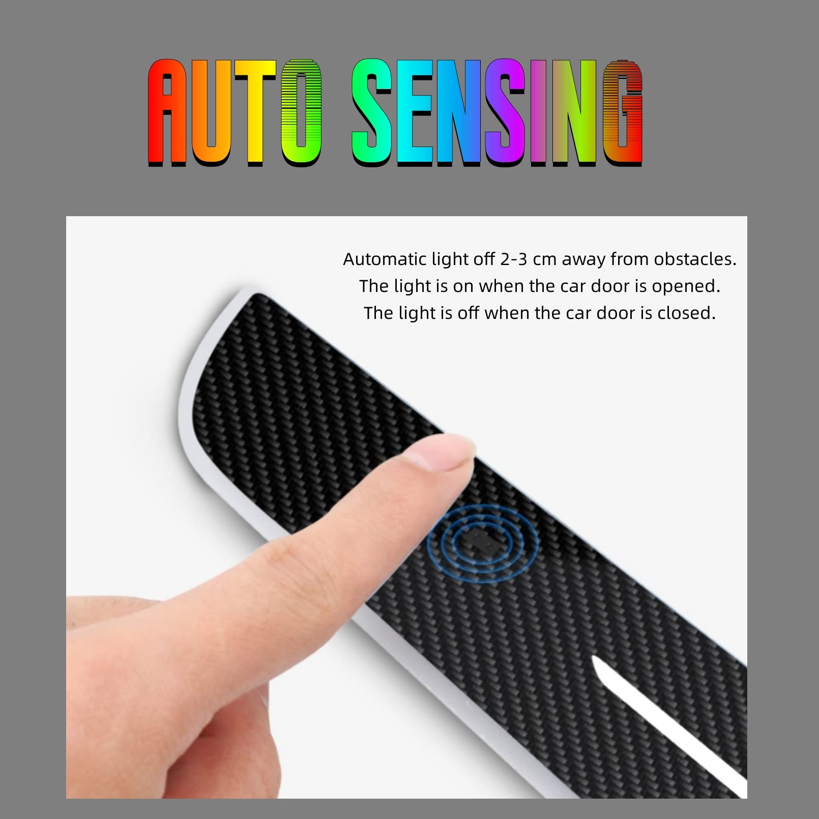 Custom LED Car Door Sill Lights with Personalized Logo/Text - Waterproof Welcome Courtesy Lights for Most Car Models - Perfect Birthday Gift for Men & Women - Enhance Your Vehicle's Style & Safety at Night