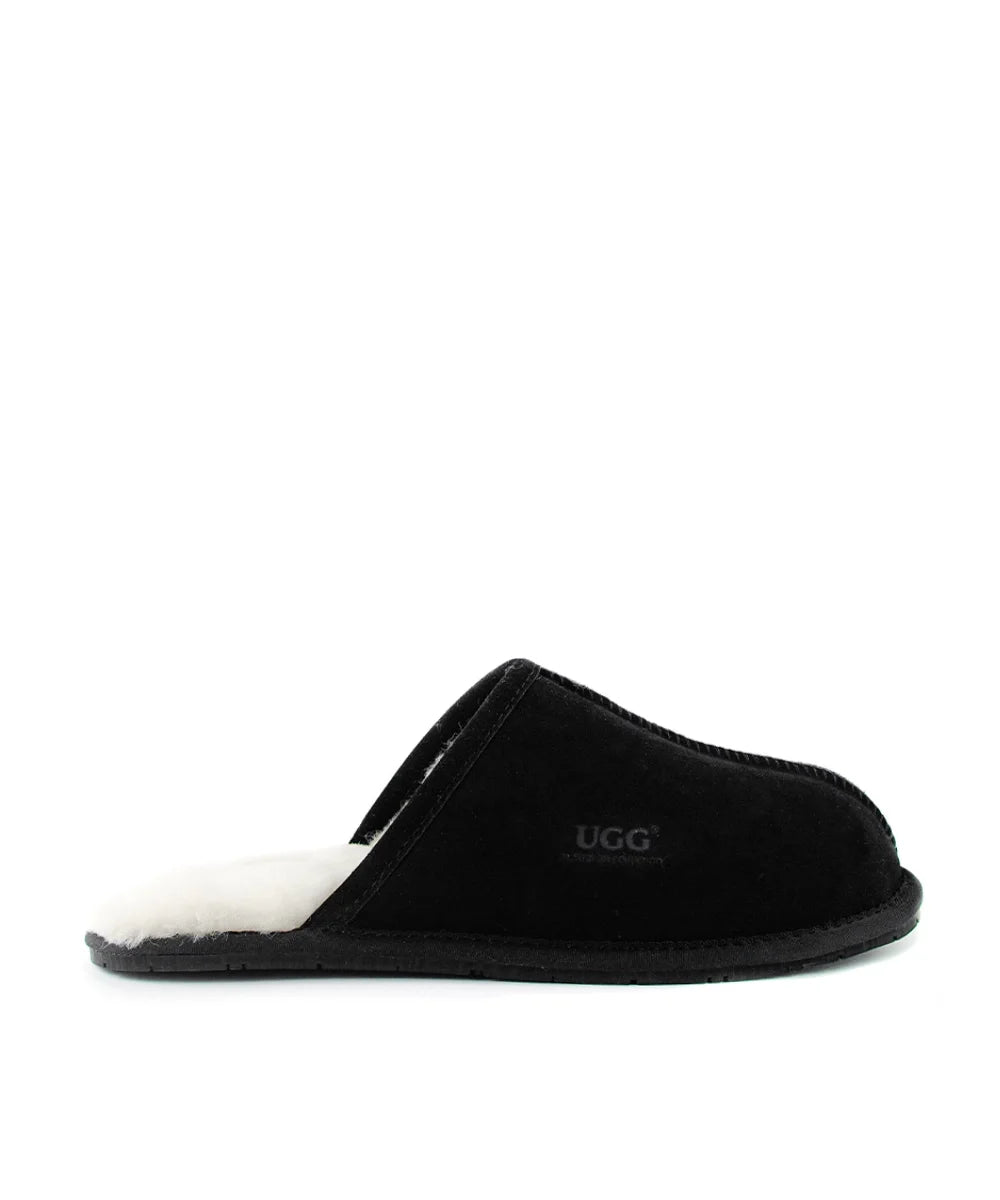 Men's UGG Cozy Slippers - Soft Fleece-Lined House Shoes for Winter Comfort - Perfect for Indoor Lounging & Relaxation at Home