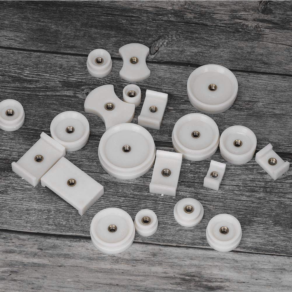 POCREATION 20Pcs Professional Watch Case Press Die Kit - Plastic Watch Back Press Tool Set with Capping Machine Accessories for Watch Repair & Maintenance | Perfect for Watchmakers, Jewelers & DIY Enthusiasts