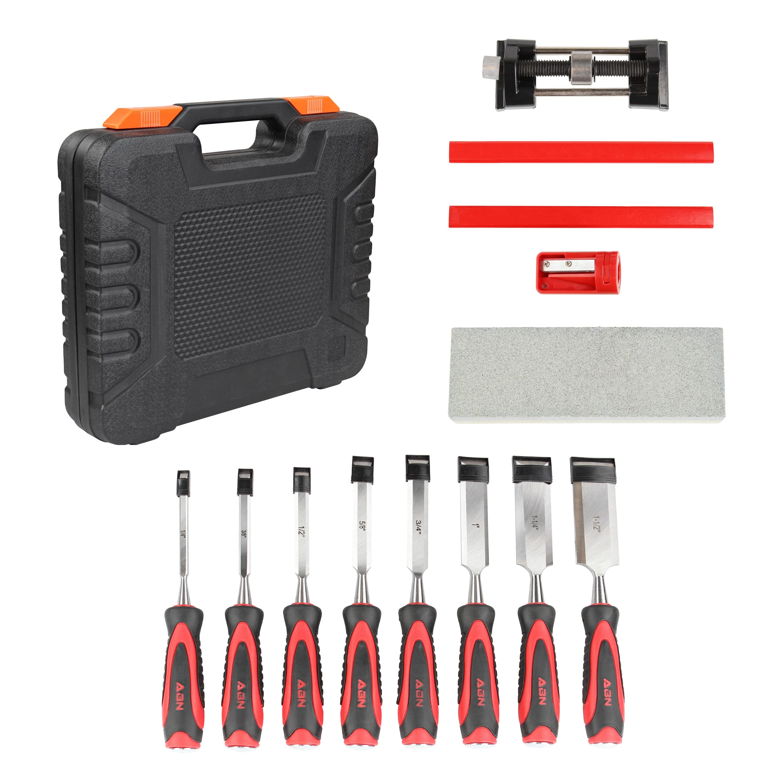 Premium 13pc Wood Carving Chisels Set - Deadwood Crafted Tools for Woodworking & Sharpening