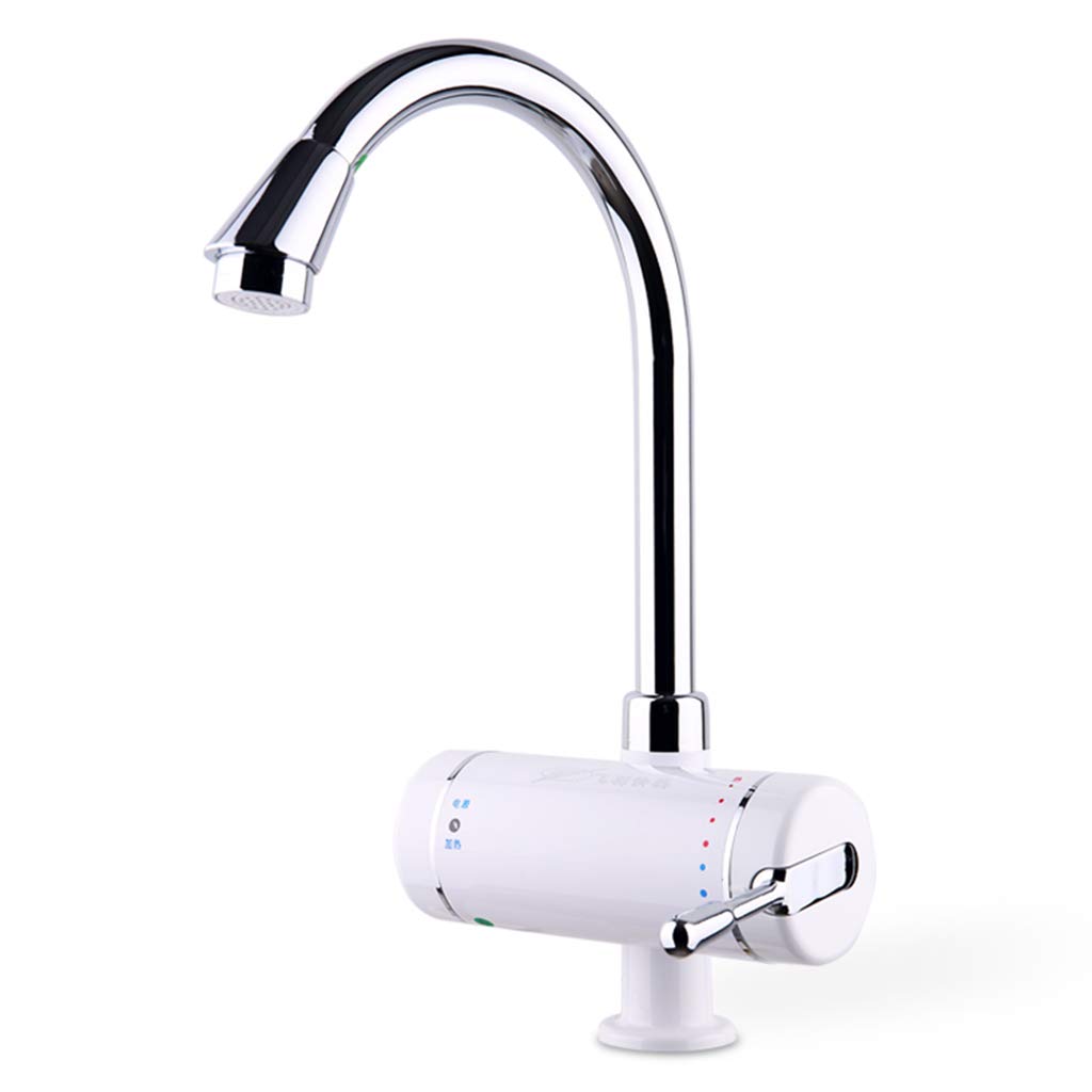Instant Hot Water Electric Faucet - Quick Heat Bathroom & Kitchen Sink Tap with Hot/Cold Dual Use for Dishwashing, Hand Washing & Under Sink Installation | Perfect for Home, Office & Commercial Use