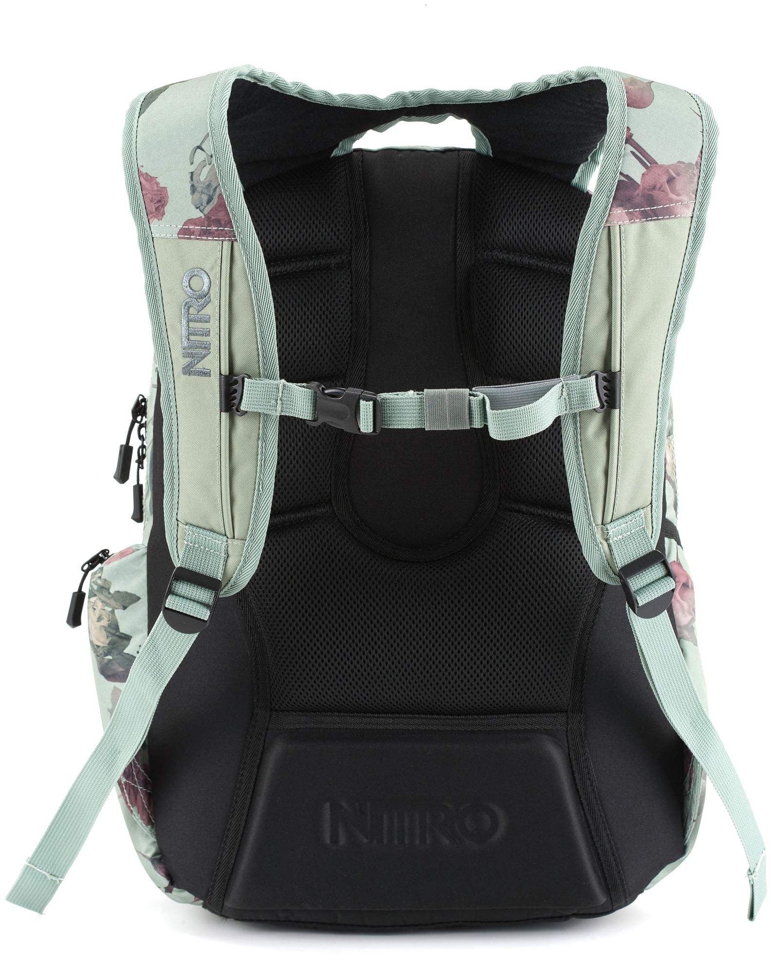 Nitro Unisex Adult Hero Pack 15 Backpack - Dead Flower Print, 52x38x23cm, 37L Capacity - Perfect for School, Travel & Outdoor Adventures