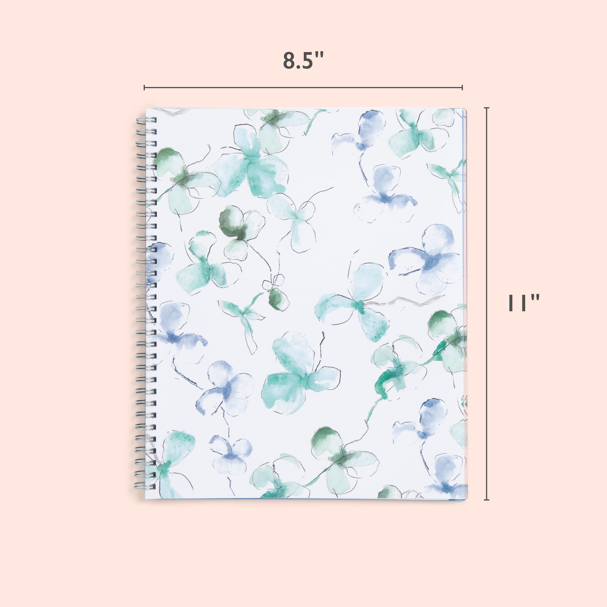 Blue Sky 2025 Weekly & Monthly Planner Calendar - January to December 2025, 8.5
