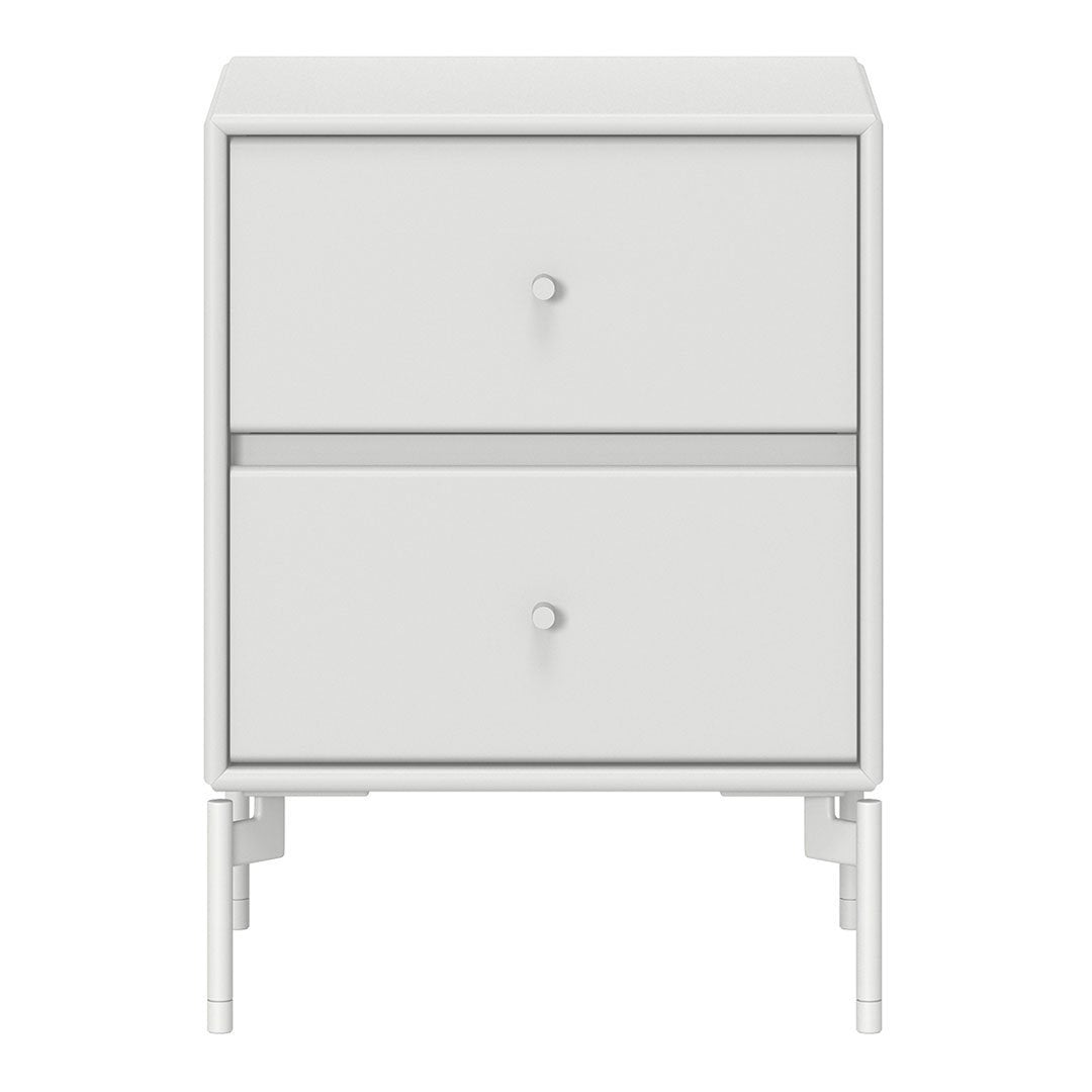 Modern Wooden Drift Bedside Table with Sturdy Legs - Perfect for Bedroom, Living Room, or Office Nightstand