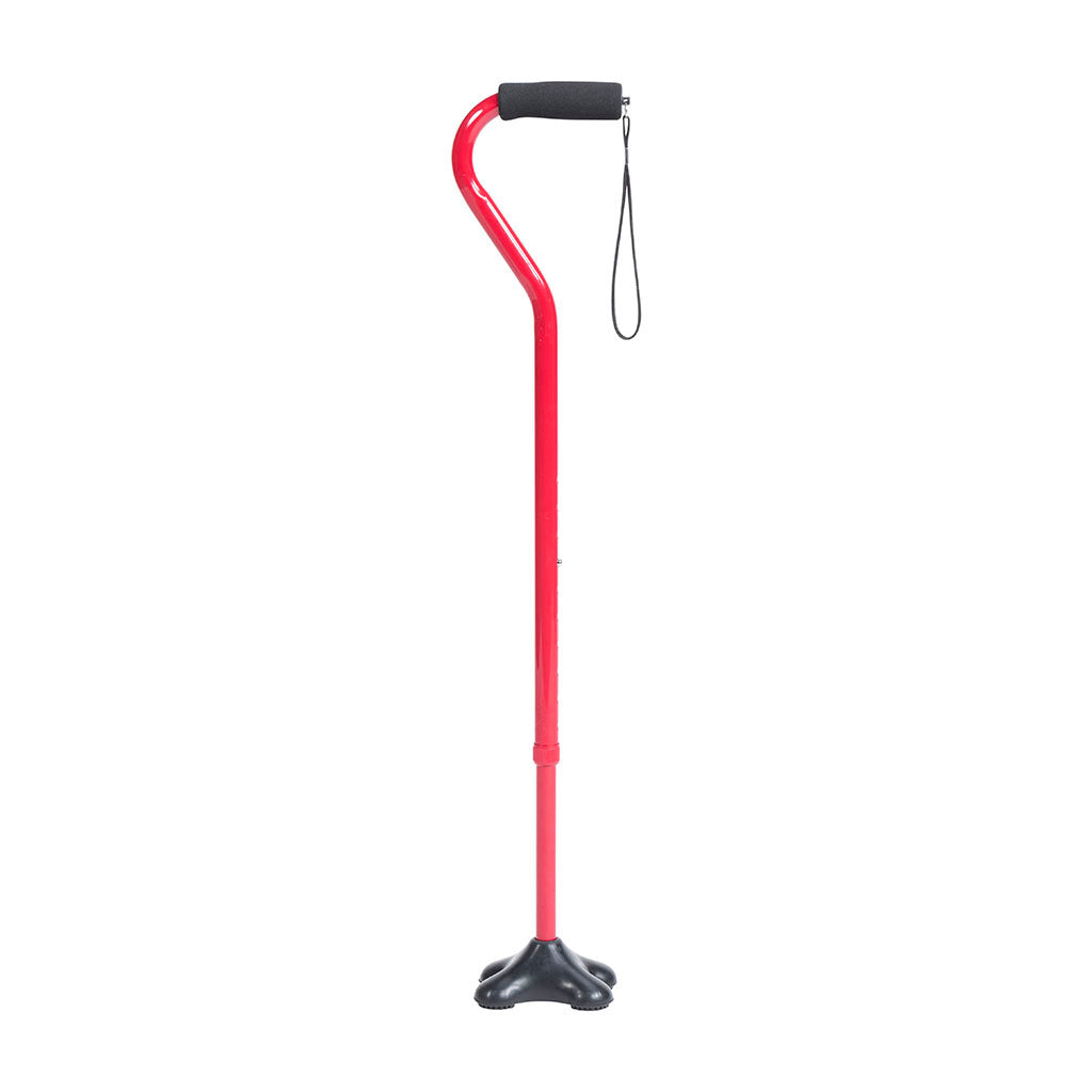 Quad Support Cane Tips for Walking Sticks - Non-Slip Rubber Replacement Feet for Stability & Safety - Ideal for Seniors & Mobility Assistance