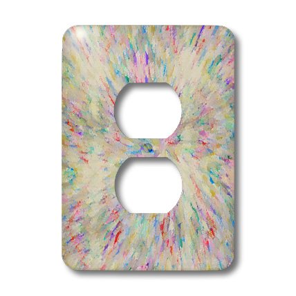 3D Rose Party Play Wall Plates - Decorative Switch Plate Covers for Home, Office & Events - Fun & Vibrant Wall Decor for Parties, Birthdays & Holidays