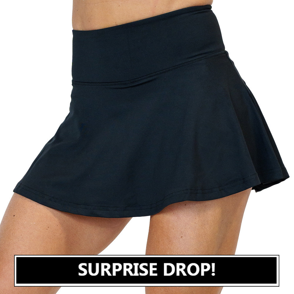 Stylish Black Skirt for Women - Trendy A-Line Midi Skirt for Casual, Office & Party Wear